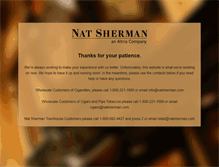 Tablet Screenshot of natshermancigarettes.com